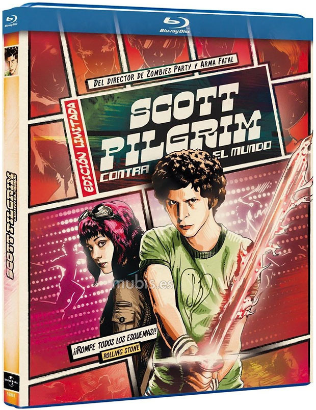 carátula Scott Pilgrim contra el Mundo - Edición Cómic Blu-ray 1