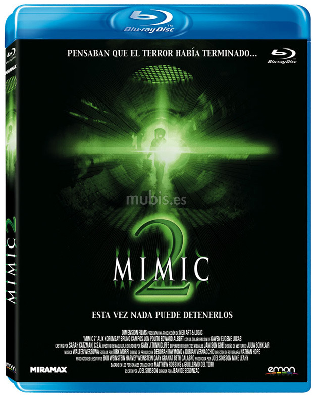 carátula Mimic 2 Blu-ray 1