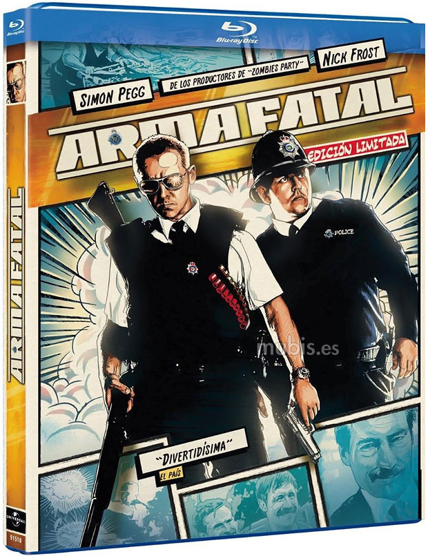 carátula Arma Fatal - Edición Cómic Blu-ray 1