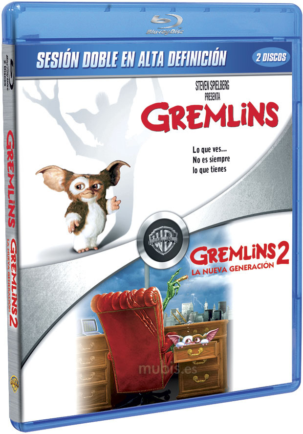 carátula Gremlins - La Colección (Pack 1 y 2) Blu-ray 1