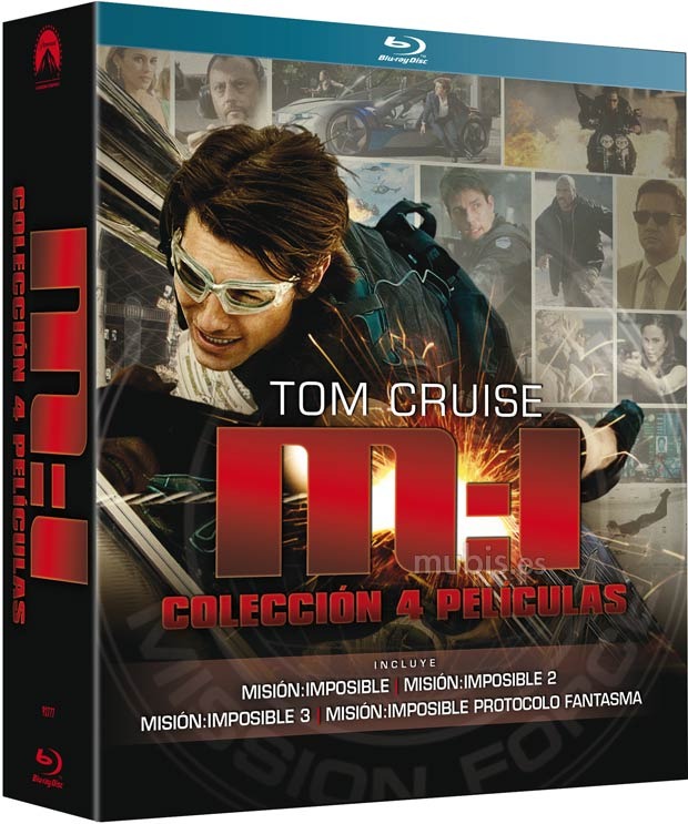 carátula Misión: Imposible Colección (Pack 4 Películas) Blu-ray 1