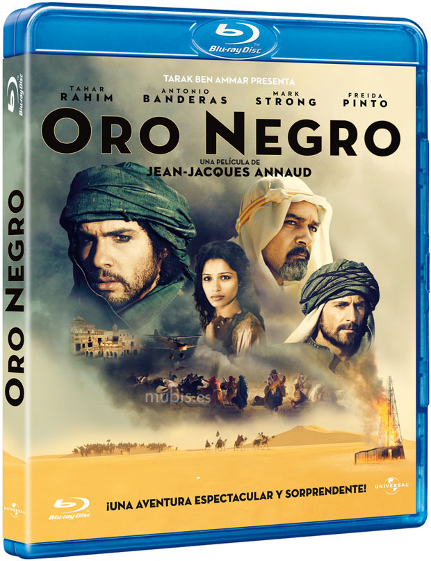 carátula Oro Negro Blu-ray 1