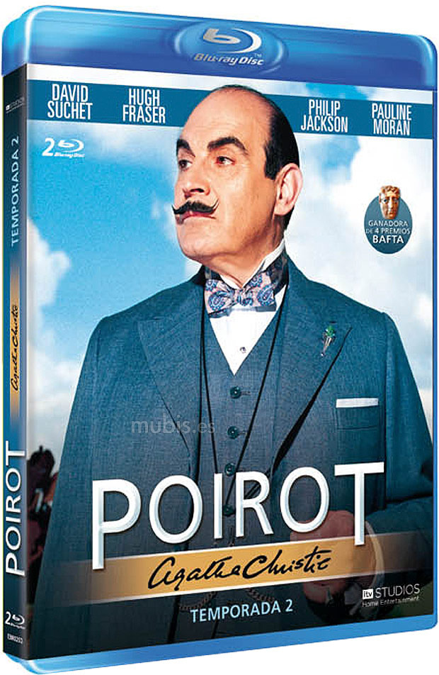 carátula Agatha Christie: Poirot - Segunda Temporada  Blu-ray 1