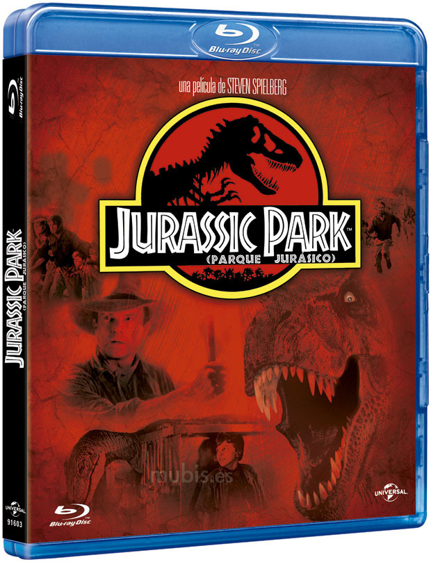 carátula Jurassic Park (Parque Jurásico) Blu-ray 1