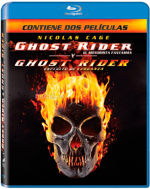carátula Ghost Rider 1 y 2 (Pack) Blu-ray 1