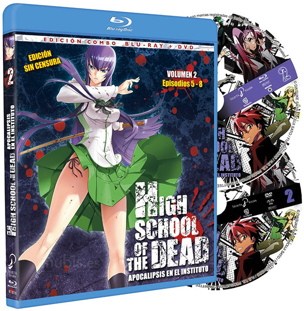High School of the Dead - Volumen 2 Blu-ray
