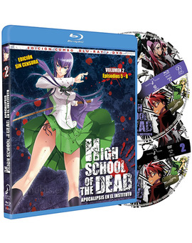 High School of the Dead - Volumen 2 Blu-ray