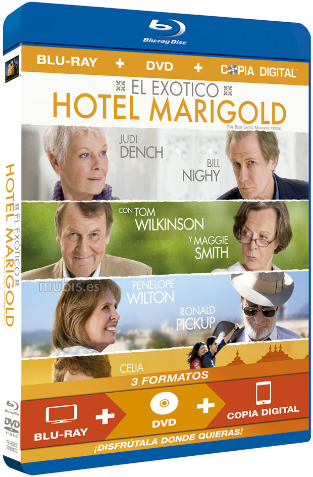 El Exótico Hotel Marigold Blu-ray