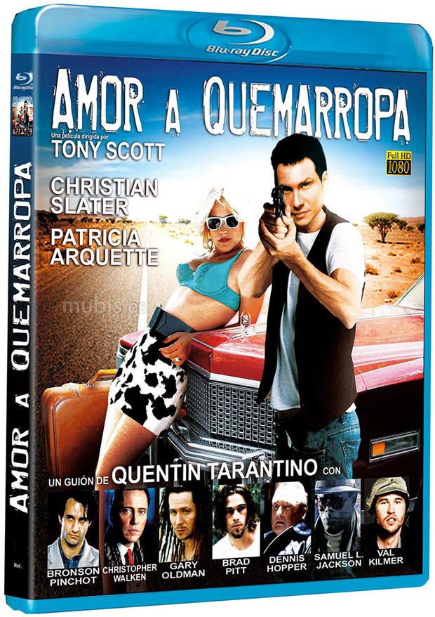 carátula Amor a Quemarropa Blu-ray 1