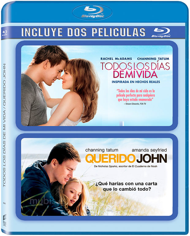 carátula Pack Todos los Días de mi Vida + Querido John Blu-ray 1