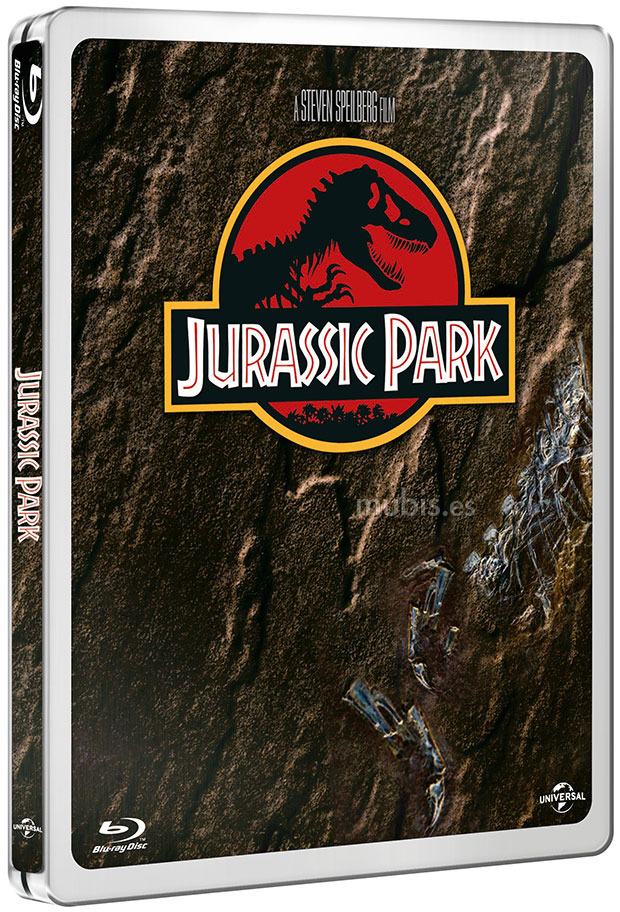 carátula Jurassic Park (Parque Jurásico) - Edición Metálica Blu-ray 1