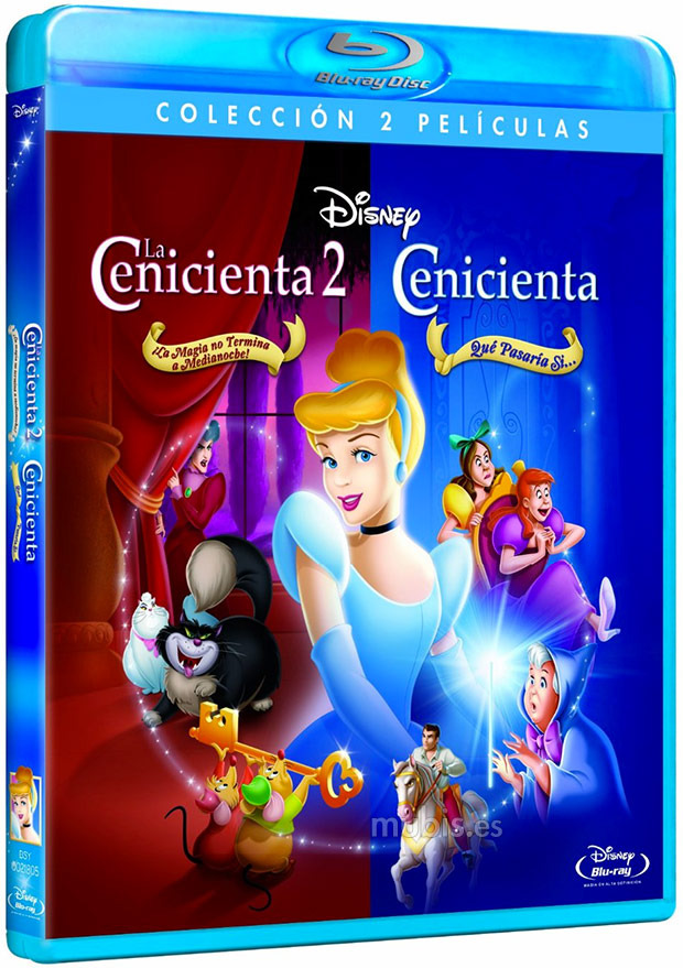 carátula La Cenicienta 2 y 3 Blu-ray 1