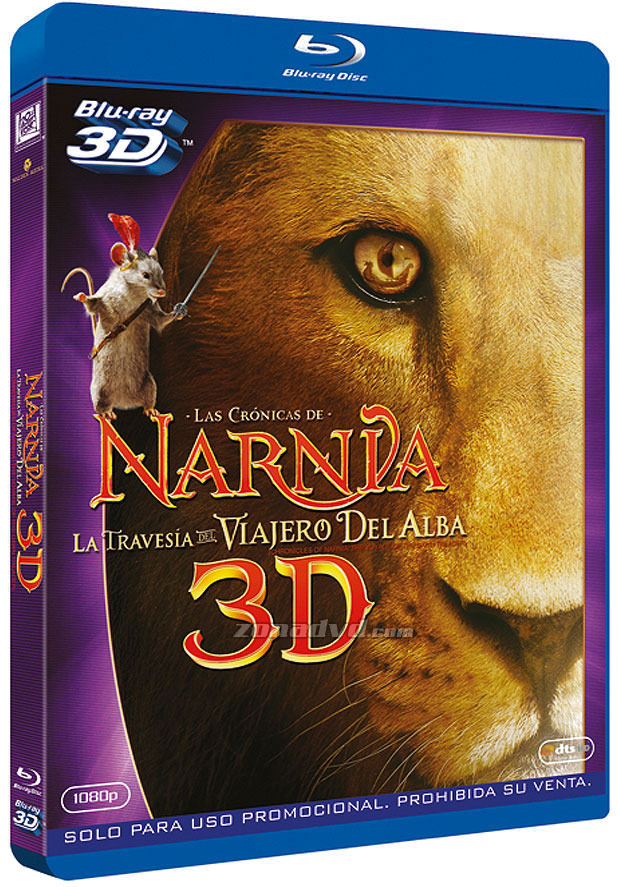 carátula Las Crónicas de Narnia: La Travesía del Viajero del Alba Blu-ray 3D 1