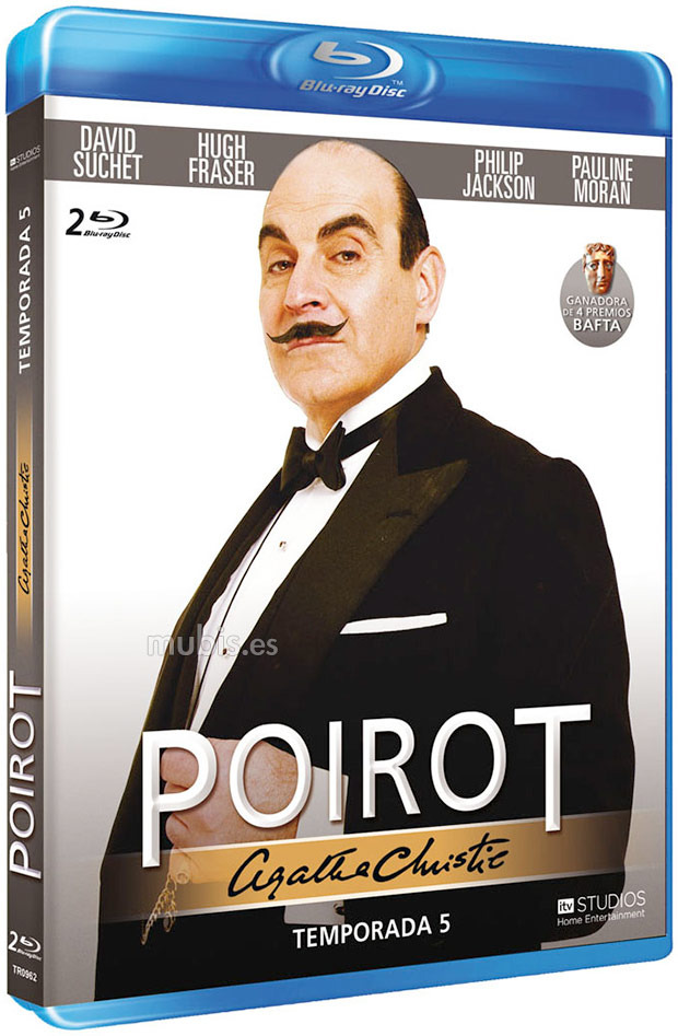 carátula Agatha Christie: Poirot - Quinta Temporada  Blu-ray 1