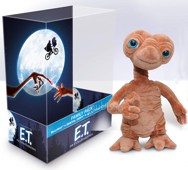 carátula E.T. El Extraterrestre - Edición Peluche Blu-ray 1