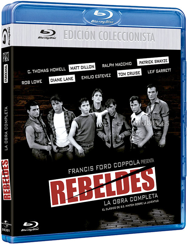 carátula Rebeldes Blu-ray 1