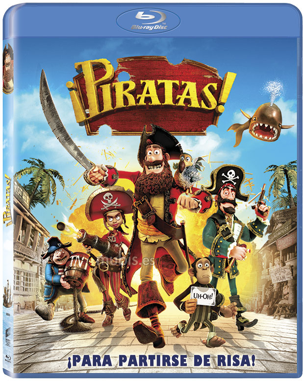 carátula ¡Piratas! Blu-ray 1