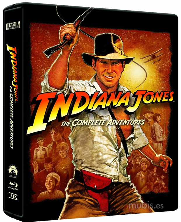carátula Indiana Jones - Las Aventuras Completas (Steelbook) Blu-ray 1