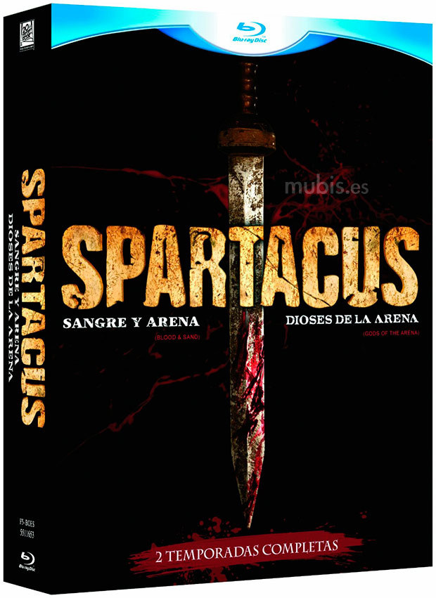 carátula Spartacus: Sangre y Arena + Dioses de la Arena Blu-ray 1