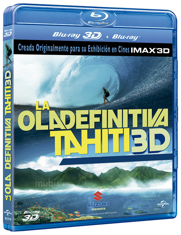 carátula La Ola Definitiva Tahiti 3D Blu-ray+Blu-ray 3D 1