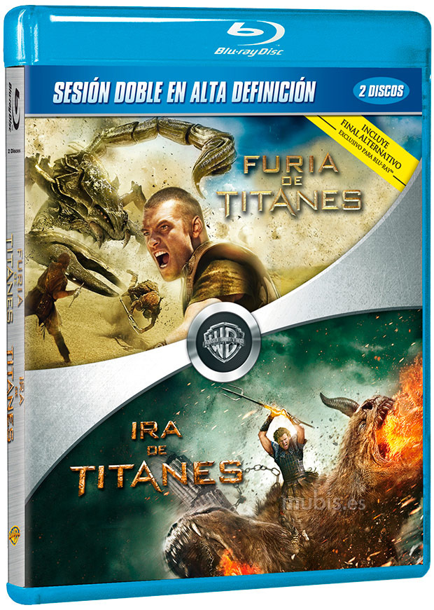 carátula Pack Furia de Titanes + Ira de Titanes Blu-ray 1