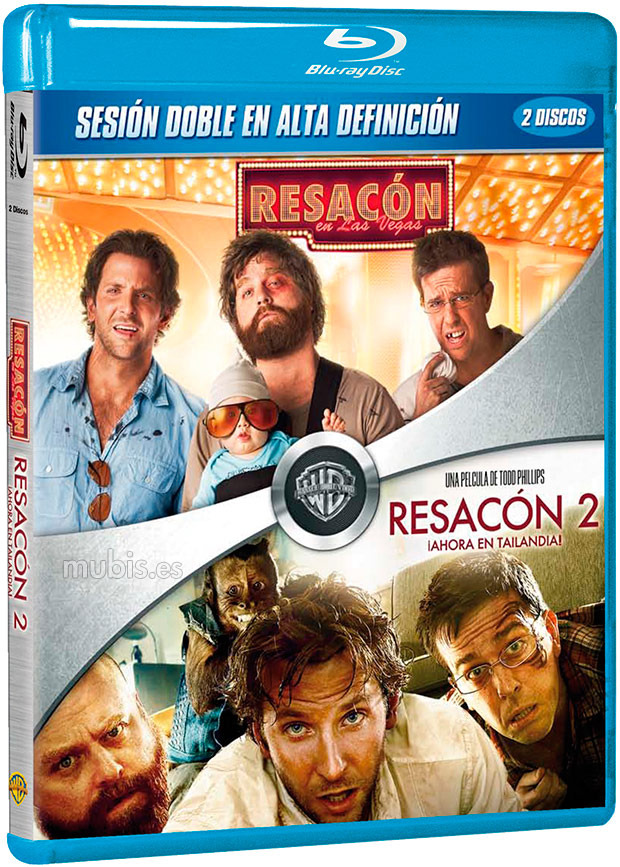 carátula Pack Resacón en Las Vegas + Resacón 2 ¡Ahora en Tailandia! Blu-ray 1