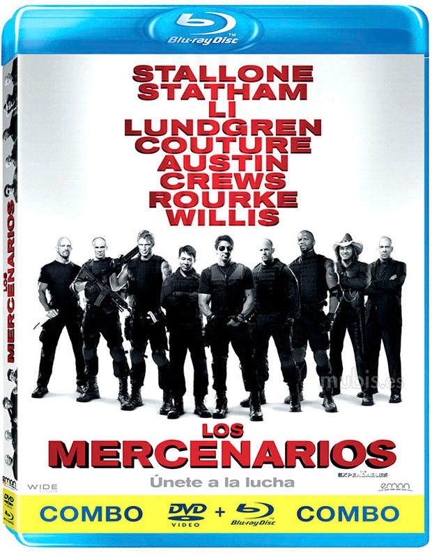 carátula Los Mercenarios (Combo Blu-ray + DVD) Blu-ray 1