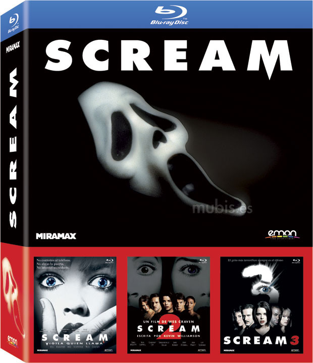 carátula Scream - La Trilogía Blu-ray 1
