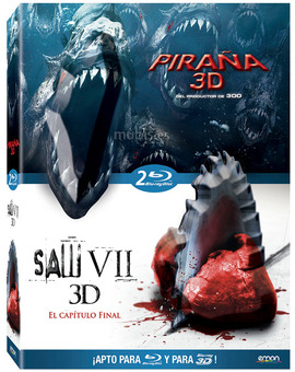 Pack Piraña 3D + Saw VII 3D Blu-ray 3D