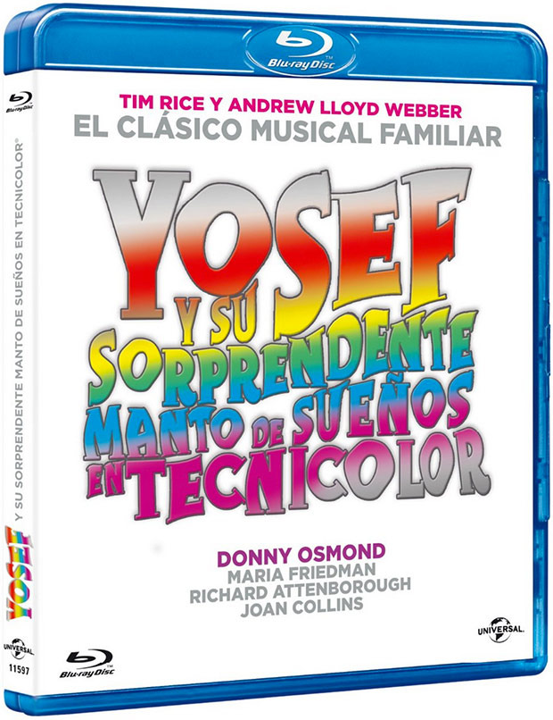 carátula Yosef y su Sorprendente Manto de Sueños en Tecnicolor Blu-ray 1