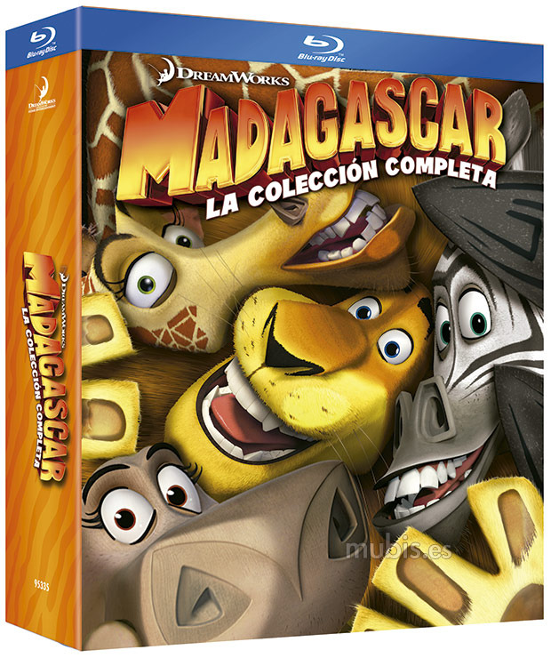 carátula Madagascar - La Colección Completa Blu-ray 1