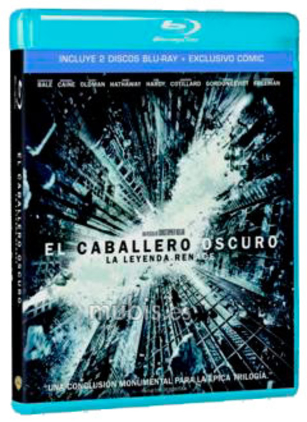 carátula El Caballero Oscuro: La Leyenda Renace - Edición Exclusiva Cómic Blu-ray 1