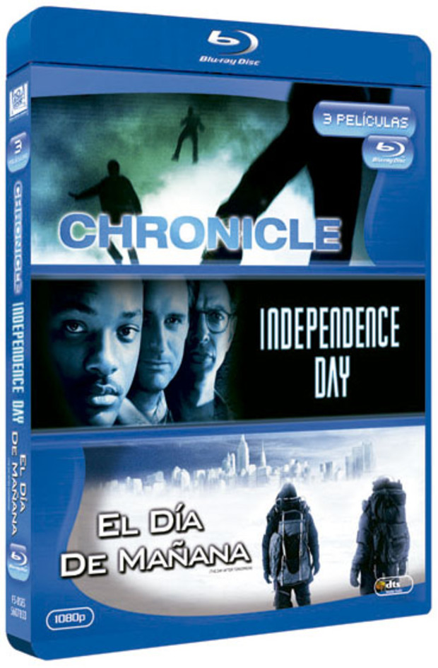carátula Pack Chronicle + Independence Day + El Día de Mañana Blu-ray 1