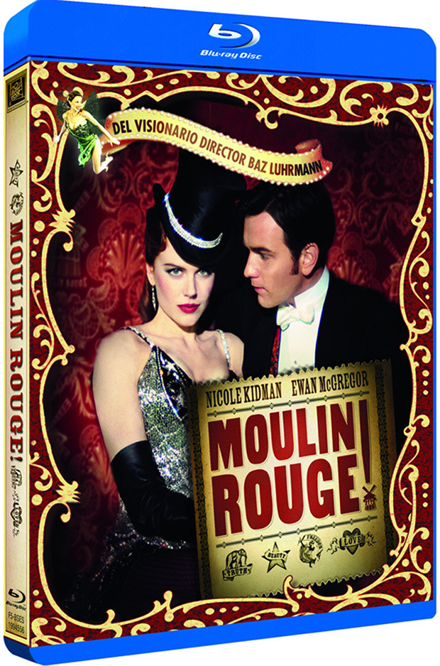 carátula Moulin Rouge - Edición Sencilla Blu-ray 1
