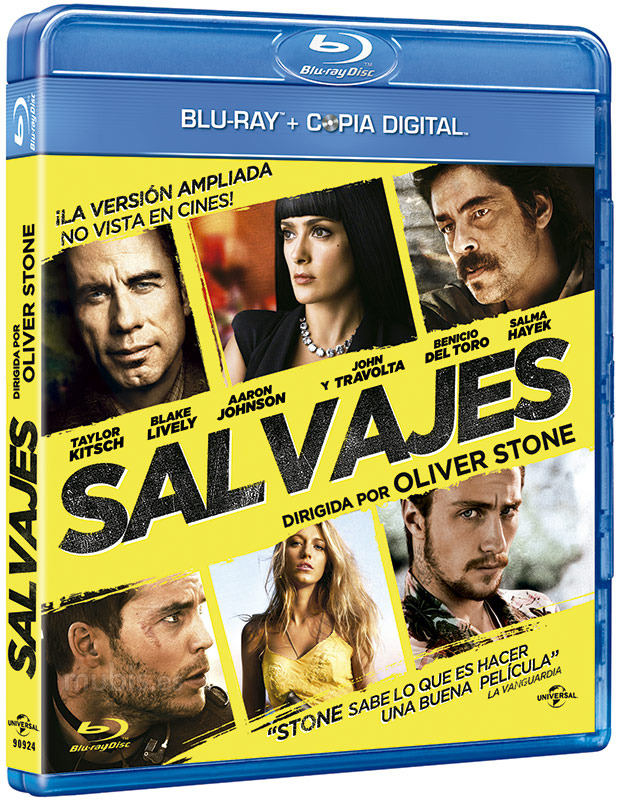 carátula Salvajes Blu-ray 1