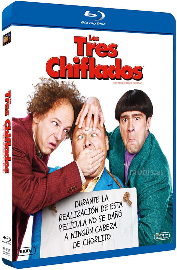 carátula Los Tres Chiflados Blu-ray 1