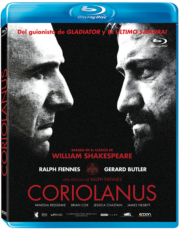 carátula Coriolanus Blu-ray 1