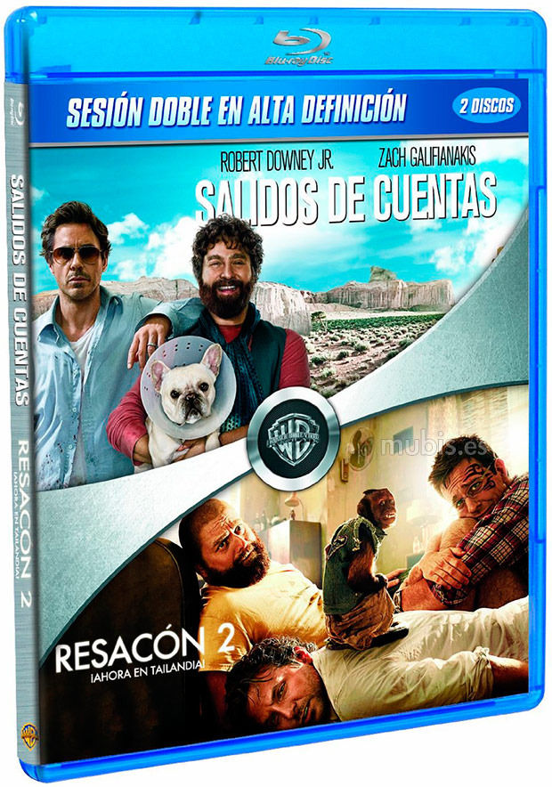 carátula Pack Salidos De Cuentas + Resacón En Las Vegas 2 Blu-ray 1
