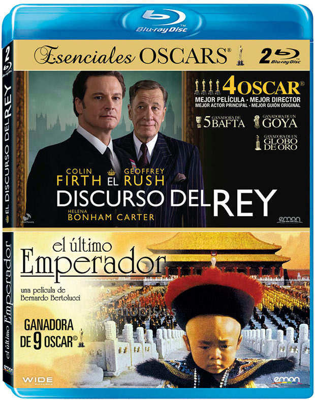 carátula Pack El Discurso del Rey + El Último Emperador  Blu-ray 1