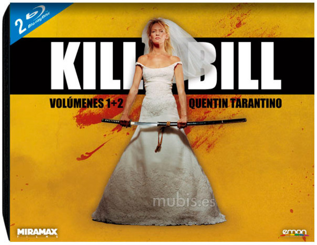 carátula Kill Bill Volumen 1 y 2 - Edición Horizontal Blu-ray 1