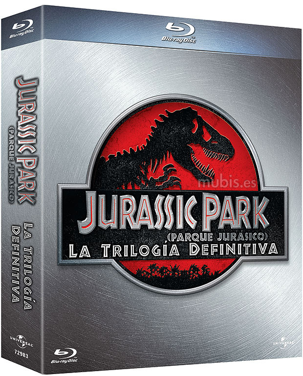 carátula Trilogía Jurassic Park (Parque Jurásico) Blu-ray 1