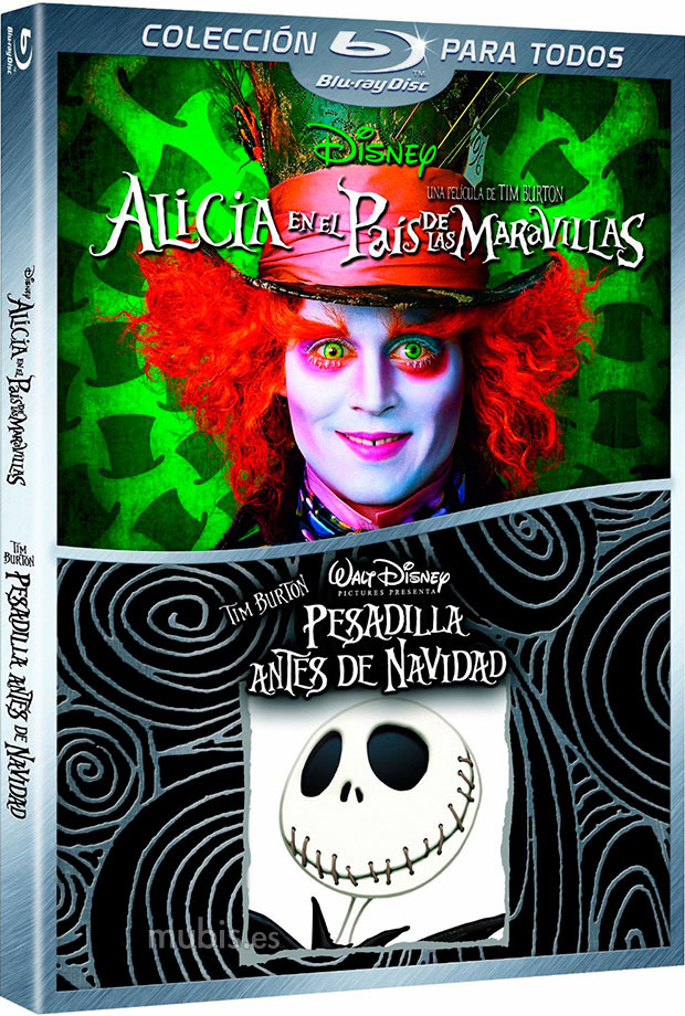 Pack Alicia en el País de las Maravillas + Pesadilla antes de Navidad Blu-ray