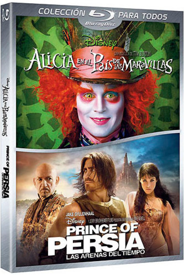 carátula Pack Alicia en el País de las Maravillas + Prince of Persia Blu-ray 1
