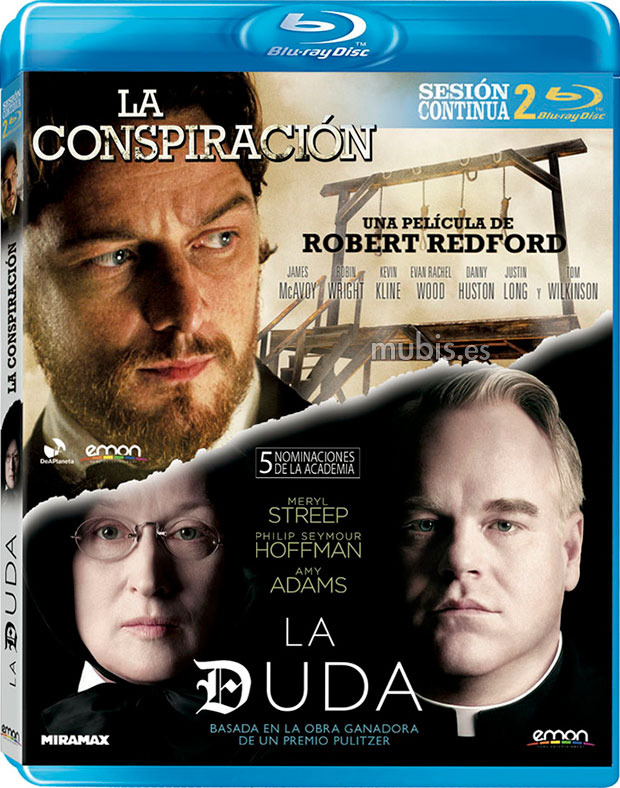 carátula Pack La Conspiración + La Duda Blu-ray 1