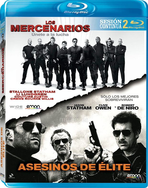 Pack Los Mercenarios + Asesinos de Élite Blu-ray