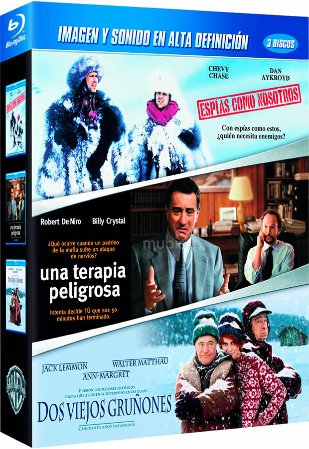 carátula Pack Espías Como Nosotros + Una Terapia Peligrosa + Dos Viejos Gruñones Blu-ray 1