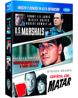 Pack U.S. Marshals + Con su Propia Ley + Difícil de Matar Blu-ray