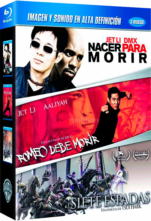 carátula Pack Nacer para Morir + Romeo debe Morir + Siete Espadas Blu-ray 1