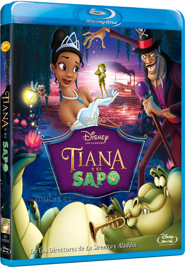 carátula Tiana y el Sapo - Edición Sencilla Blu-ray 0