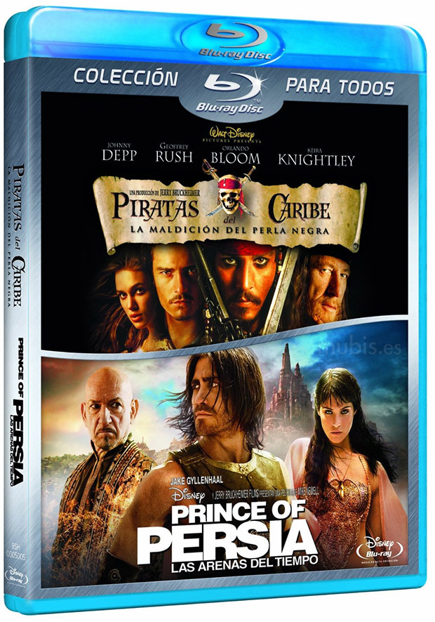 carátula Pack Prince of Persia + Piratas del Caribe: La Maldición de la Perla Negra Blu-ray 2
